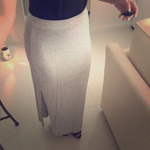 Zara gray long skirt